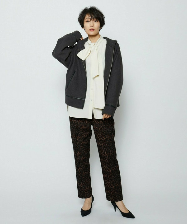 feerique 　ヴィンテージライクボウタイブラウス 詳細画像