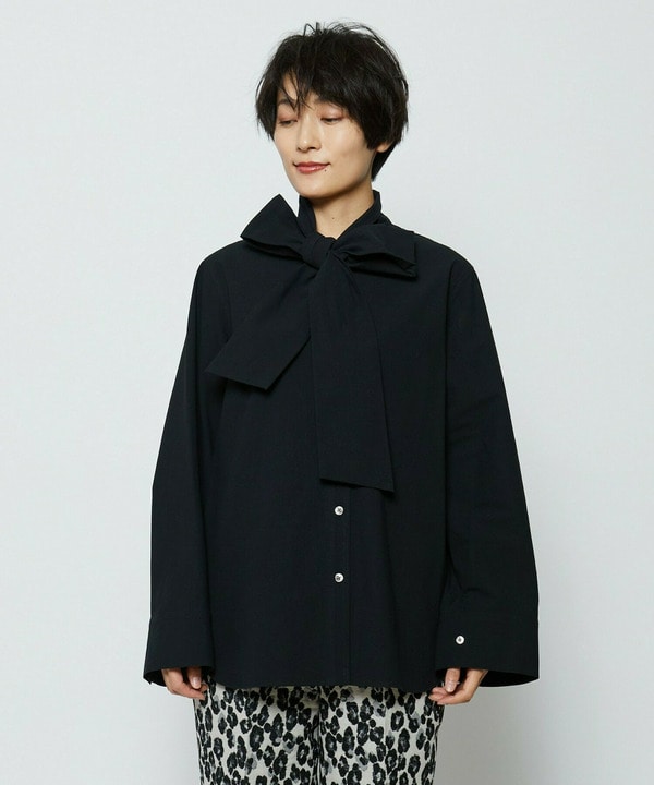 feerique 　ヴィンテージライクボウタイブラウス 詳細画像