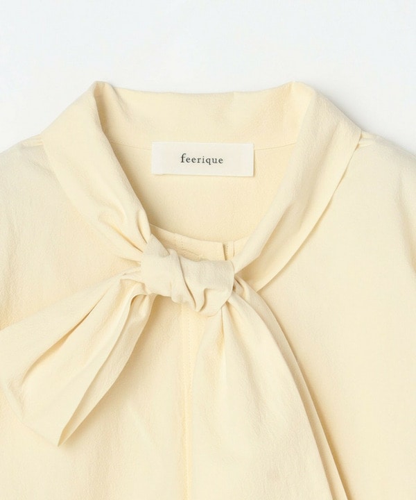 feerique 　ヴィンテージライクボウタイブラウス 詳細画像