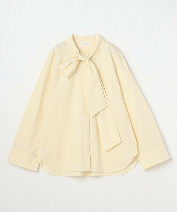 feerique 　ヴィンテージライクボウタイブラウス 詳細画像 オフホワイト