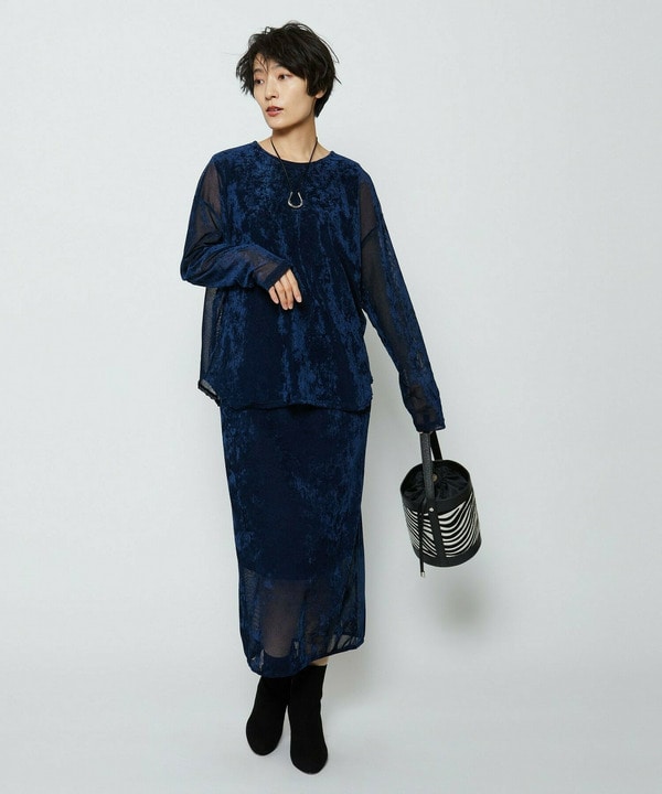 feerique ベロアチュールプルオーバー 詳細画像