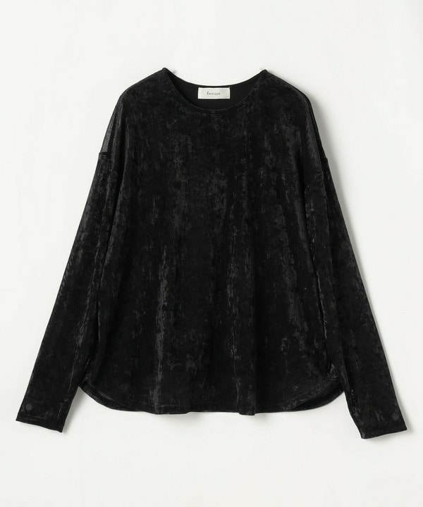 feerique ベロアチュールプルオーバー 詳細画像 ブラック