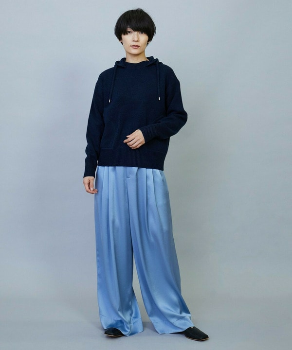 ANNUAL&times;MOGA　ウールカシミヤニットパーカー 詳細画像