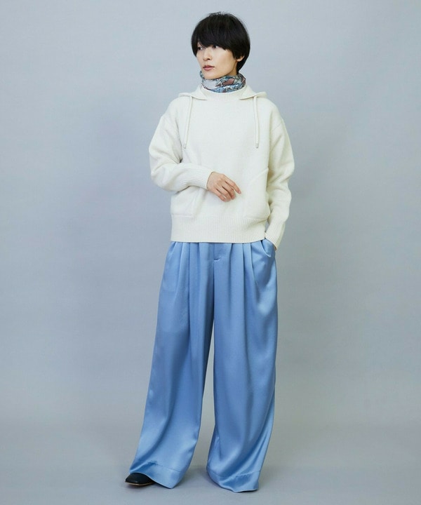 ANNUAL&times;MOGA　ウールカシミヤニットパーカー 詳細画像