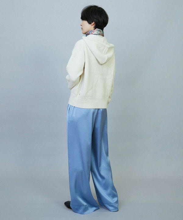 ANNUAL&times;MOGA　ウールカシミヤニットパーカー 詳細画像