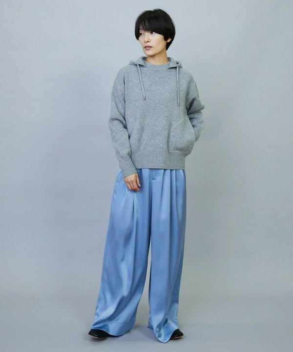 ANNUAL&times;MOGA　ウールカシミヤニットパーカー 詳細画像