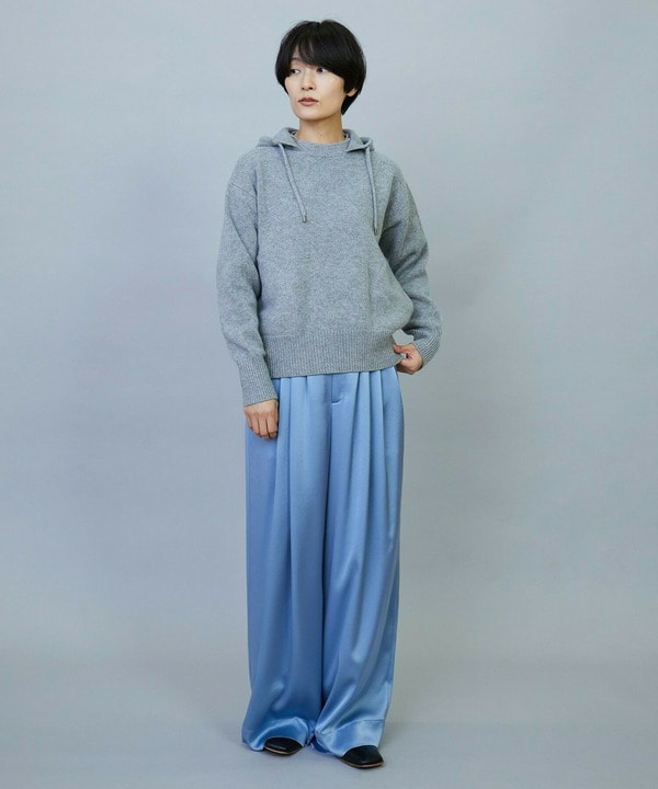 ANNUAL&times;MOGA　ウールカシミヤニットパーカー 詳細画像
