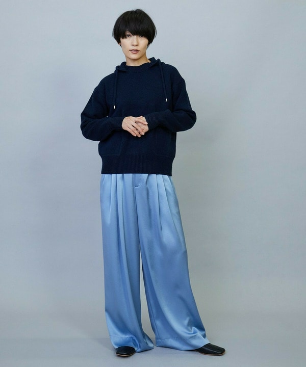 ANNUAL&times;MOGA　ウールカシミヤニットパーカー 詳細画像