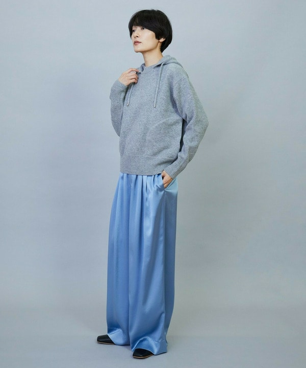 ANNUAL&times;MOGA　ウールカシミヤニットパーカー 詳細画像