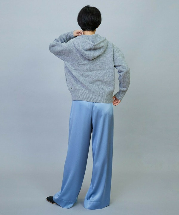 ANNUAL&times;MOGA　ウールカシミヤニットパーカー 詳細画像