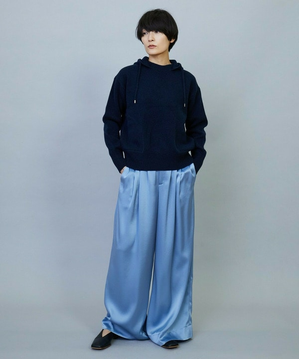 ANNUAL&times;MOGA　ウールカシミヤニットパーカー 詳細画像
