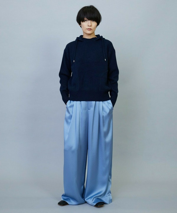 ANNUAL&times;MOGA　ウールカシミヤニットパーカー 詳細画像