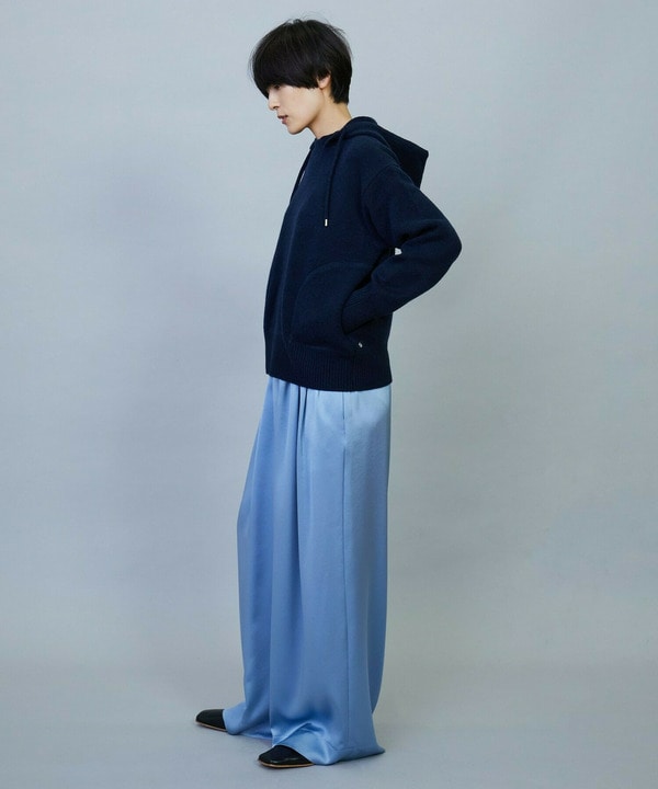 ANNUAL&times;MOGA　ウールカシミヤニットパーカー 詳細画像