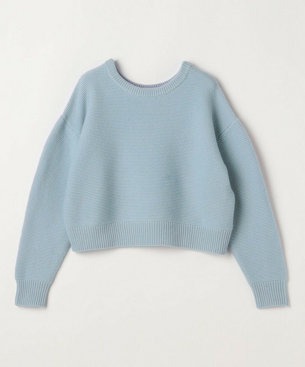 ANNUAL&times;MOGA　ウールカシミヤバイカラープルオーバー 詳細画像 ブルー系その他