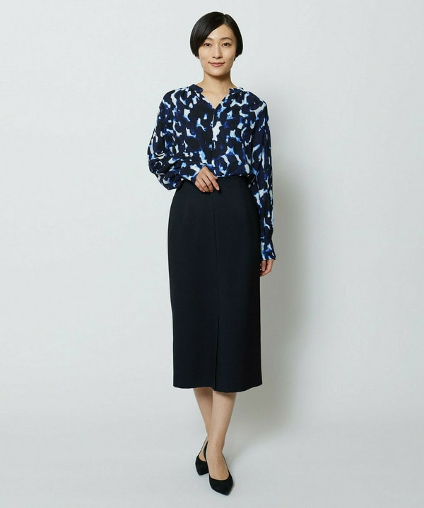 wb　ドビーストレッチタイトスカート 詳細画像