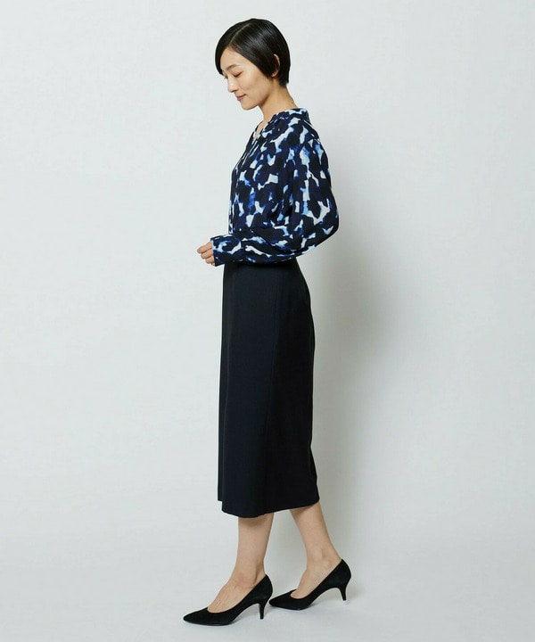 wb　ドビーストレッチタイトスカート 詳細画像