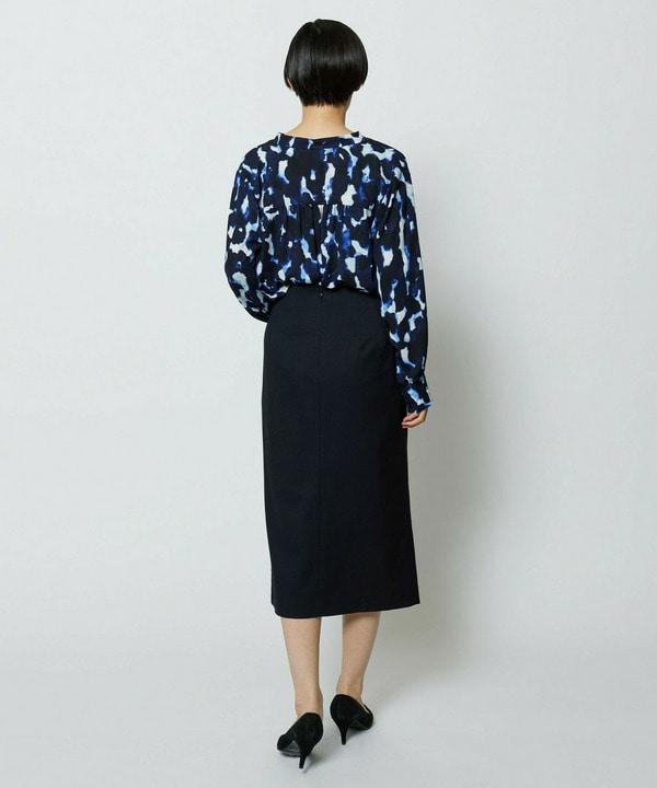 wb　ドビーストレッチタイトスカート 詳細画像