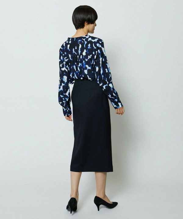 wb　ドビーストレッチタイトスカート 詳細画像