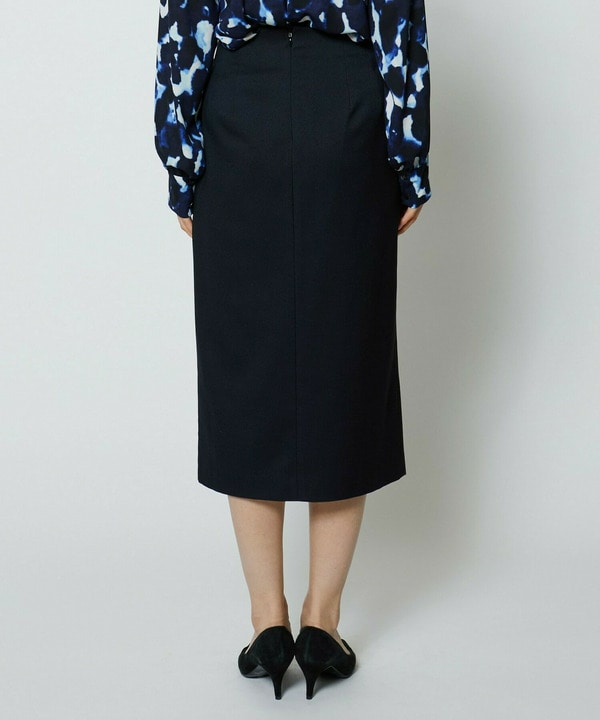 wb　ドビーストレッチタイトスカート 詳細画像