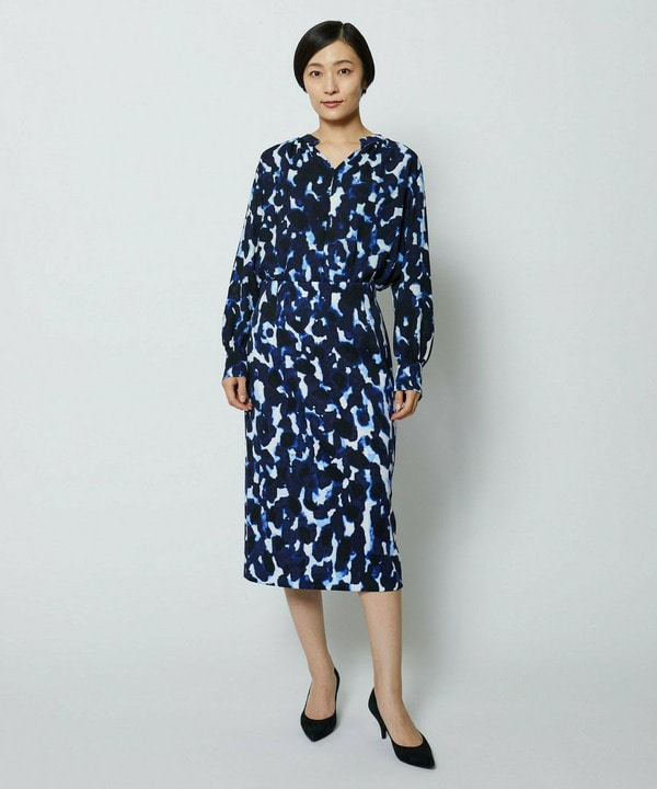 wb　ポンチミスティプリントタイトスカート 詳細画像