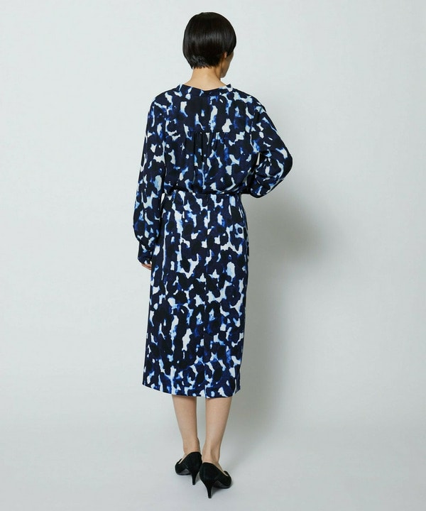 wb　ポンチミスティプリントタイトスカート 詳細画像