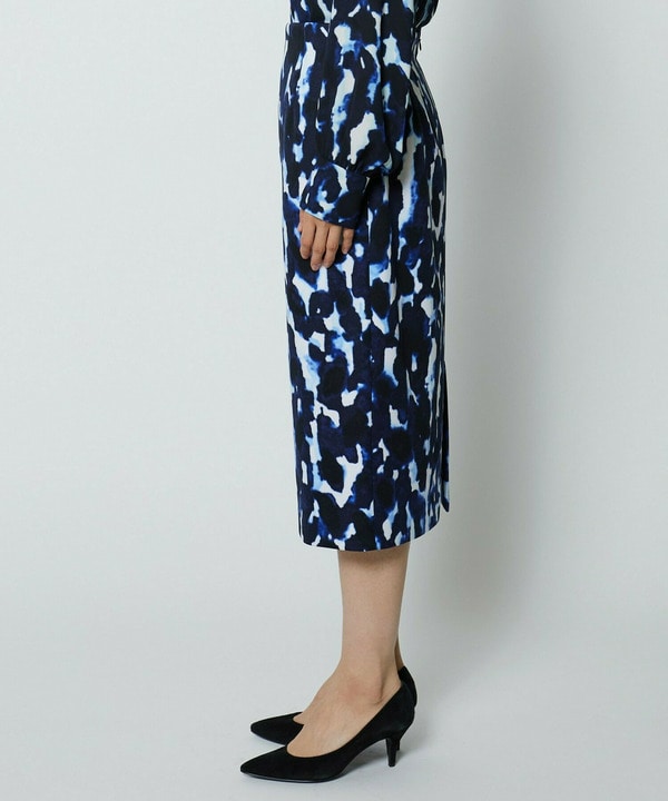 wb　ポンチミスティプリントタイトスカート 詳細画像