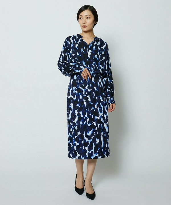 wb　ポンチミスティプリントタイトスカート 詳細画像