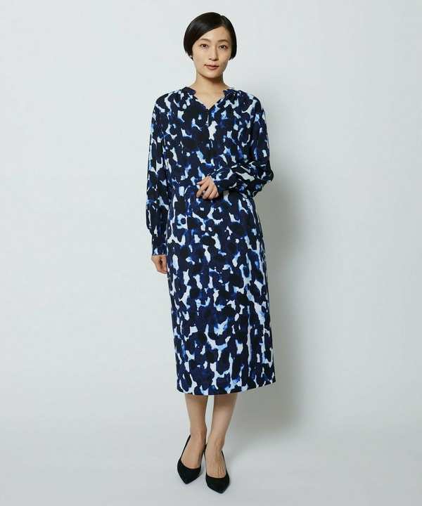 wb　ポンチミスティプリントタイトスカート 詳細画像