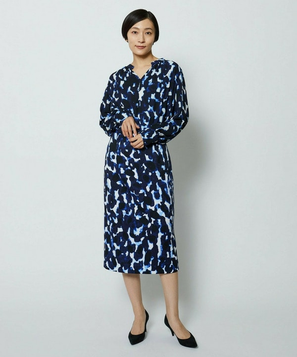 wb　ポンチミスティプリントタイトスカート 詳細画像