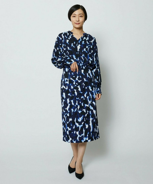 wb　ポンチミスティプリントタイトスカート 詳細画像