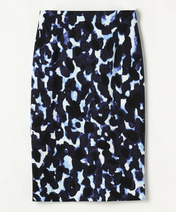 wb　ポンチミスティプリントタイトスカート 詳細画像 ブルー系その他