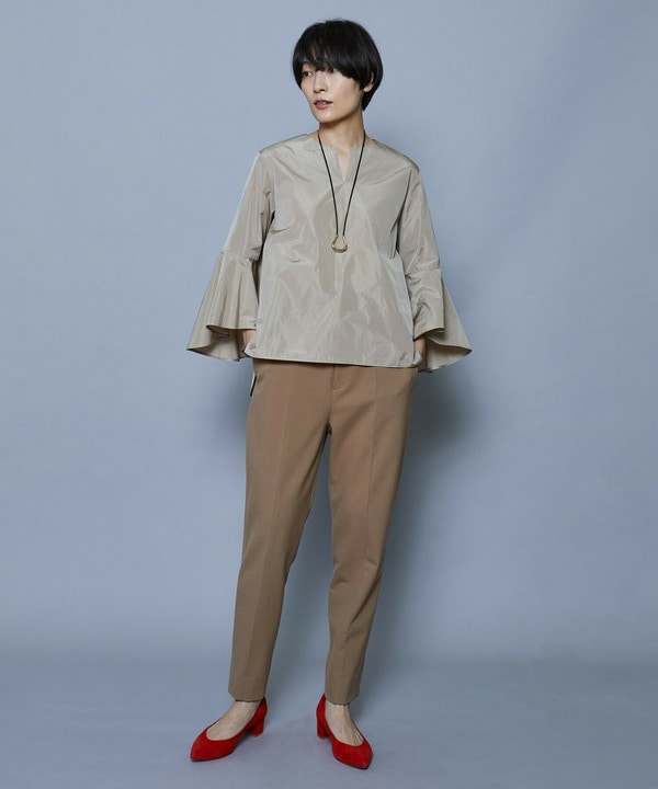 スタイリスト戸野塚かおるコラボ　2WAYストレッチテーパードパンツ 詳細画像