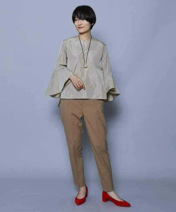 スタイリスト戸野塚かおるコラボ　2WAYストレッチテーパードパンツ 詳細画像