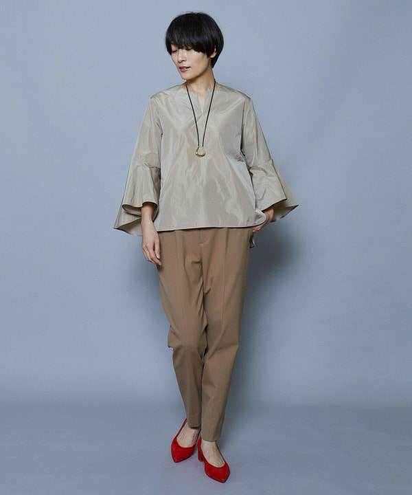 スタイリスト戸野塚かおるコラボ　2WAYストレッチテーパードパンツ 詳細画像