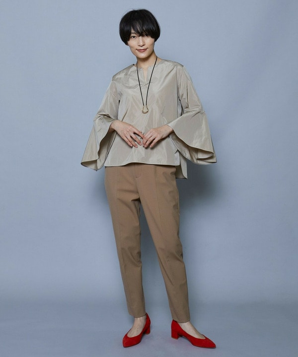 スタイリスト戸野塚かおるコラボ　2WAYストレッチテーパードパンツ 詳細画像