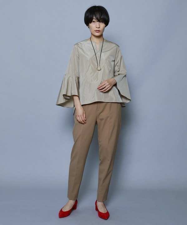 スタイリスト戸野塚かおるコラボ　2WAYストレッチテーパードパンツ 詳細画像