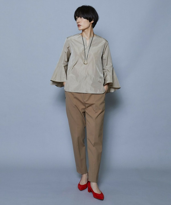 スタイリスト戸野塚かおるコラボ　2WAYストレッチテーパードパンツ 詳細画像