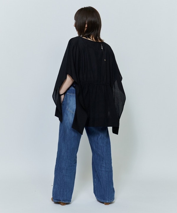 【Lサイズ】シアーVISリネンブラウス 詳細画像