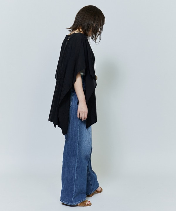 【Lサイズ】シアーVISリネンブラウス 詳細画像