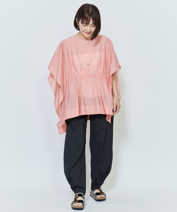 【Lサイズ】シアーVISリネンブラウス 詳細画像