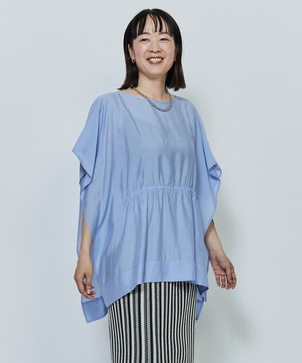 【Lサイズ】シアーVISリネンブラウス 詳細画像