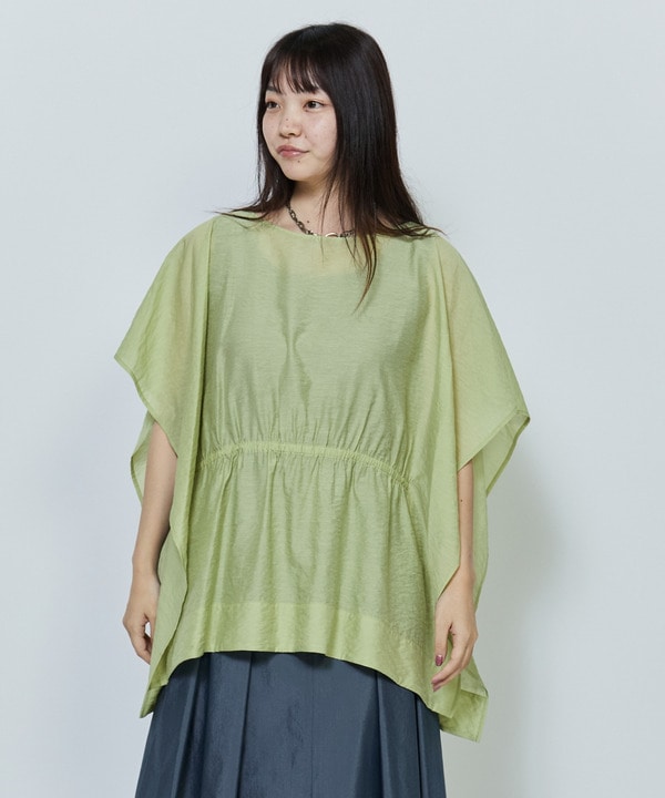 【Lサイズ】シアーVISリネンブラウス 詳細画像