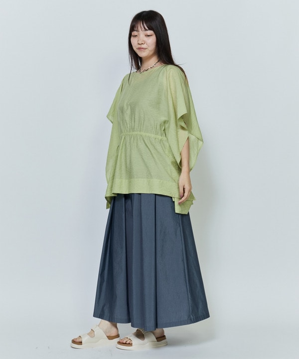 【Lサイズ】シアーVISリネンブラウス 詳細画像