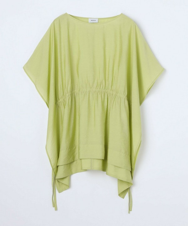 【Lサイズ】シアーVISリネンブラウス 詳細画像 ライム