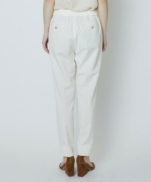 【Lサイズ】綿麻オックスストレッチパンツ 詳細画像