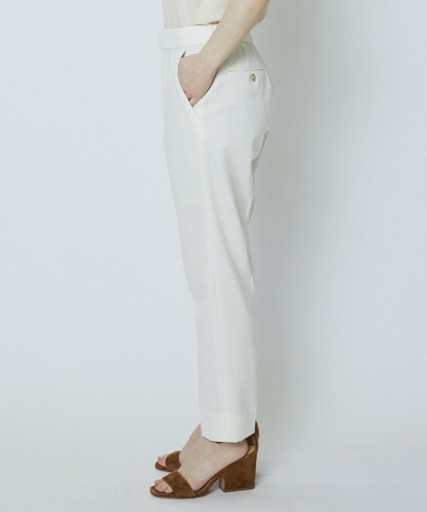 【Lサイズ】綿麻オックスストレッチパンツ 詳細画像