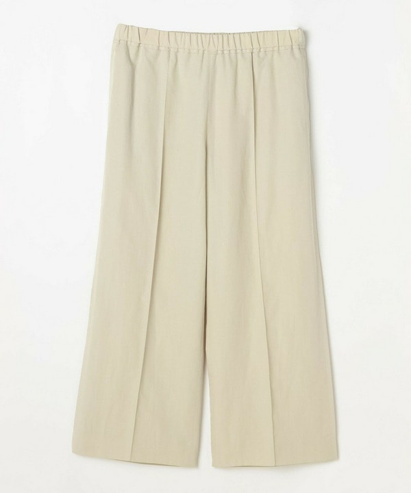 【Lサイズ】ナチュラルタンブラーイージーワイドパンツ 詳細画像 ベージュ