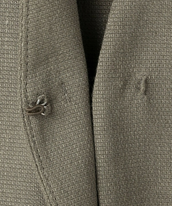 【Lサイズ】[MOGA Collection]ハイパーストレッチリネンロングジレ 詳細画像