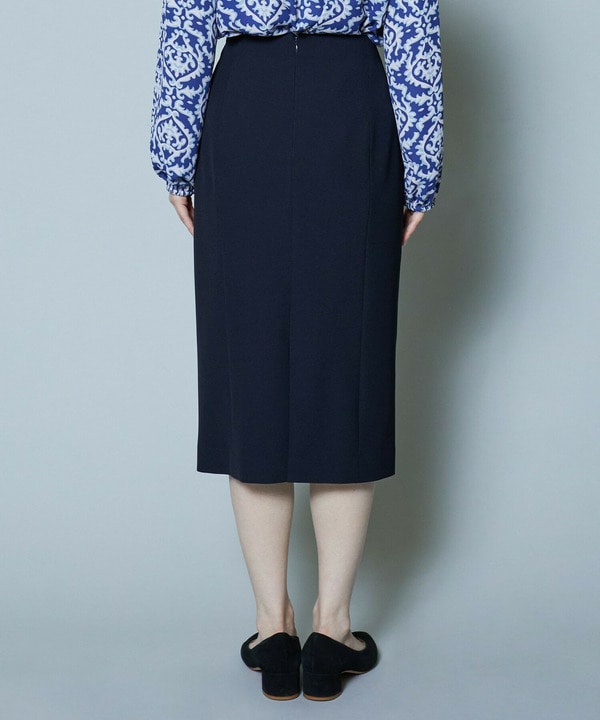 【Lサイズ】梳毛調2WAYストレッチスカート 詳細画像