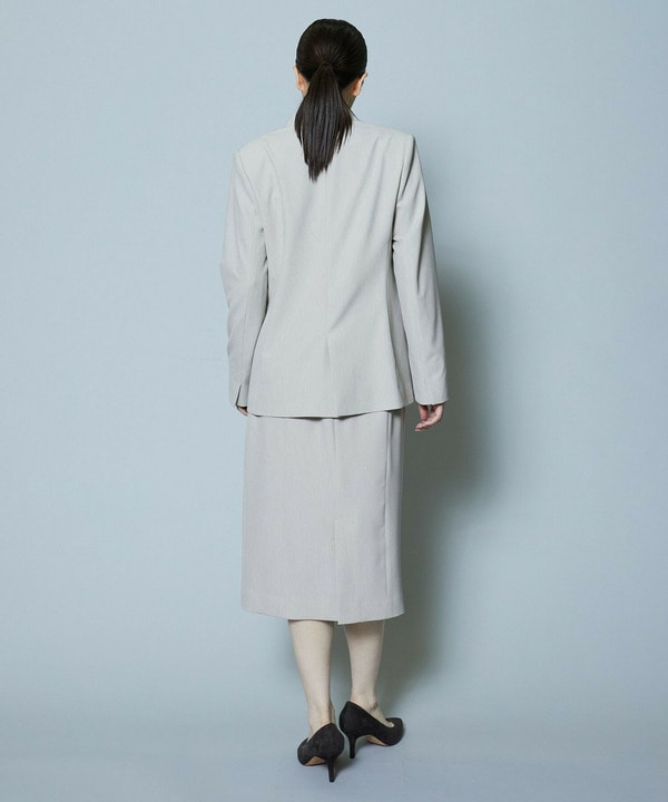 【Lサイズ】梳毛調2WAYストレッチスカート 詳細画像